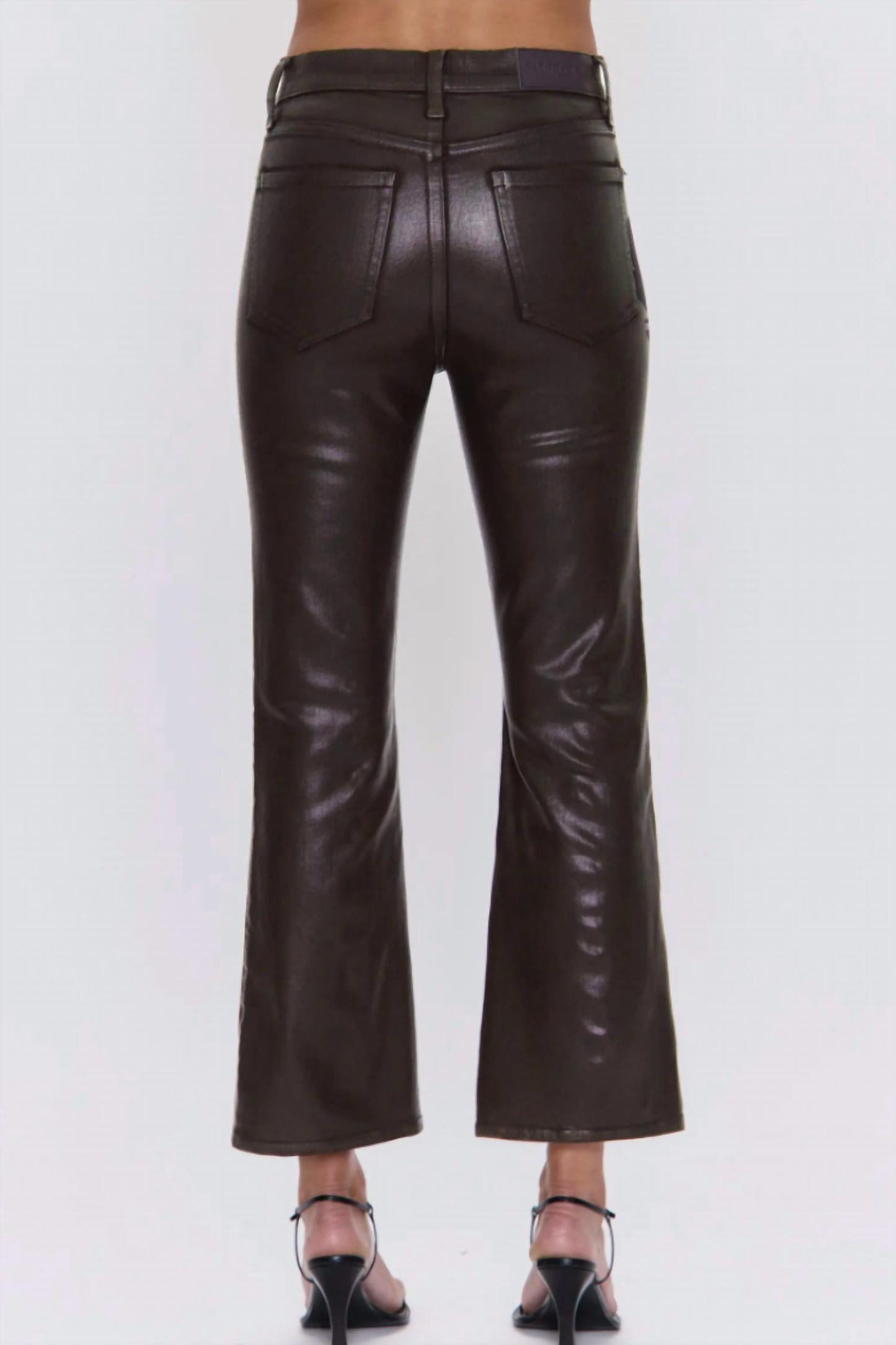 Pistola - Lennon Coated Ankle Flare Jeans