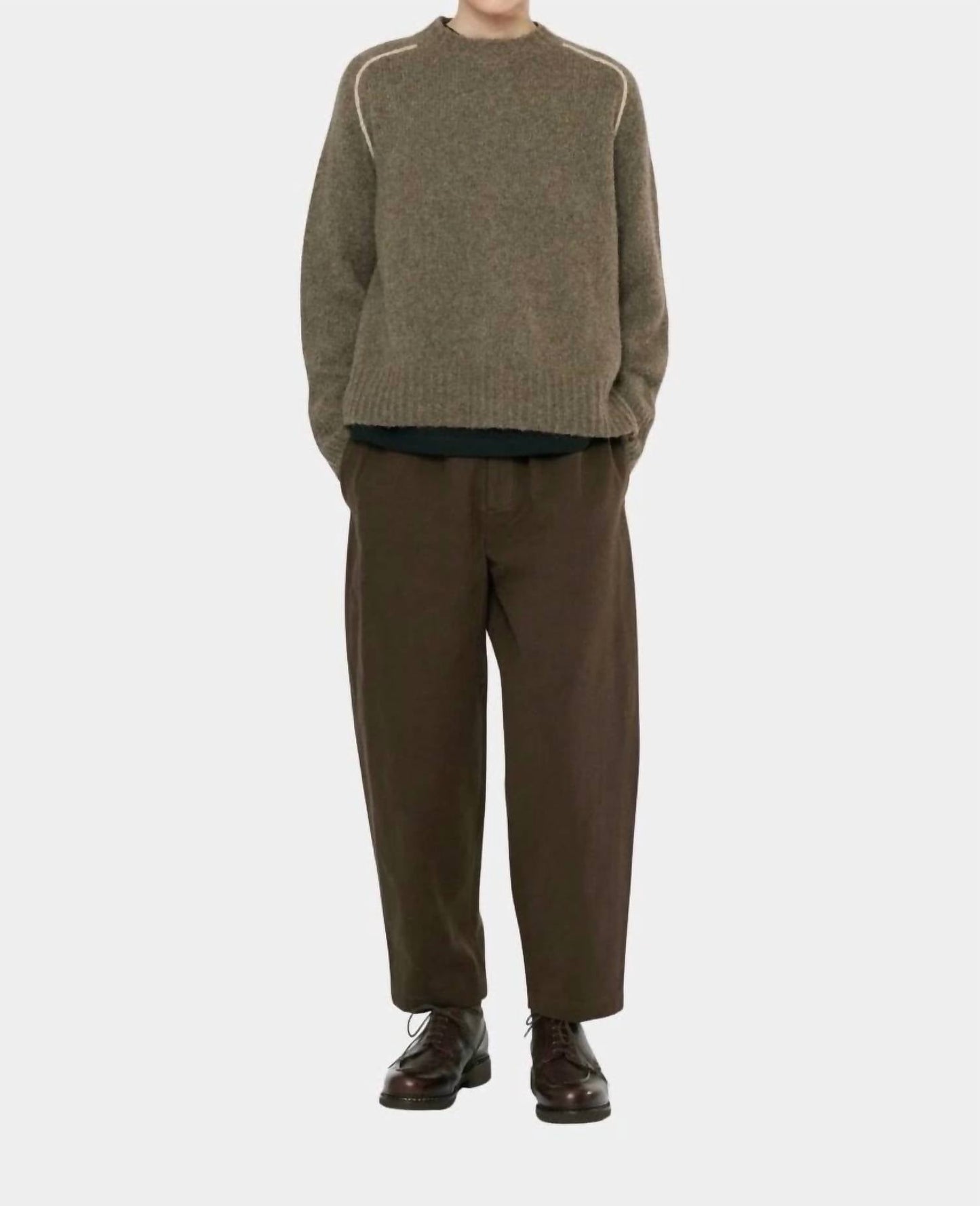 7115 By Szeki - Signature Elastic Pull-up Trousers