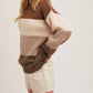 Bluivy - Women's Color Block Knit Sweater