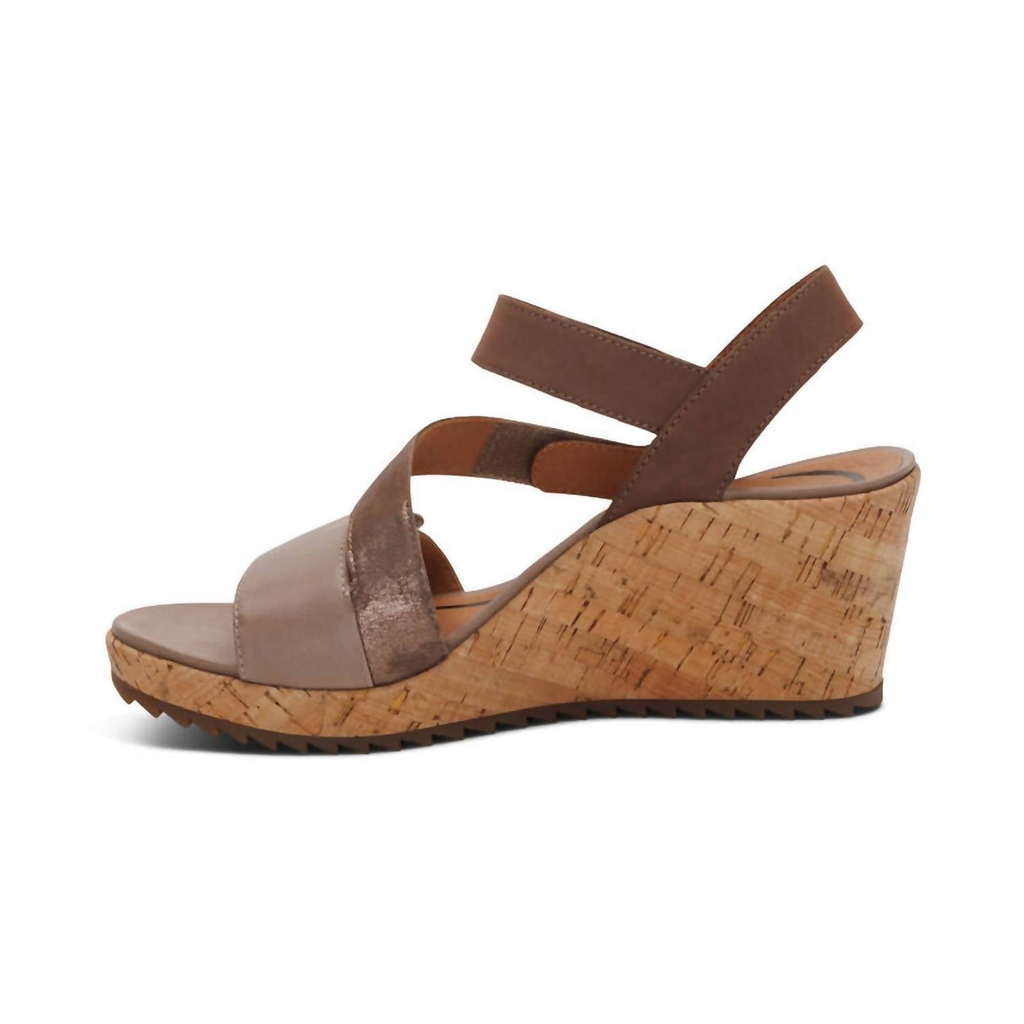 Aetrex - Women's Madelyn Quarter Strap Wedge