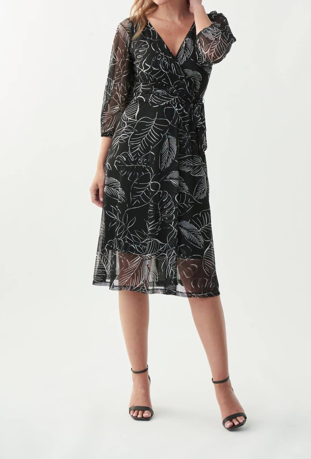 Joseph Ribkoff - Palm Print Dress