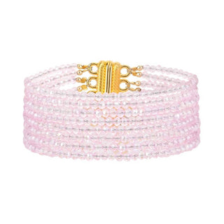 Budhagirl - Women's Meghan 5 Strand Crystal Bracelet