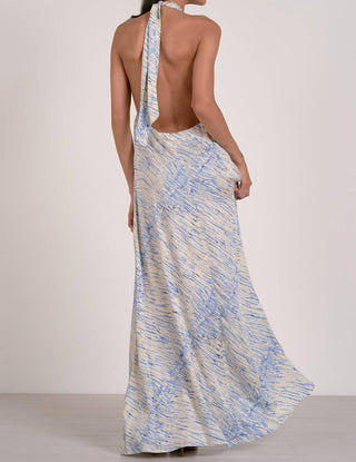 Elan - Sahara Halter Maxi Dress