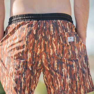 Old South Apparel - Bark Camo Lined Swim Trunks