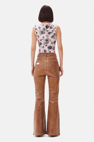 Ganni - Floral Printed Top