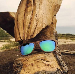 Far Out Sunglasses - Wood Grain Polarized Premiums