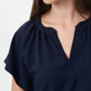 Joseph Ribkoff - Flared Top With Mandarin Collar