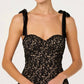Astr - Donne Floral Lace Bustier Top