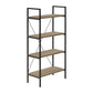 4-Tier Contemporary Bookshelf for Office & Bedroom