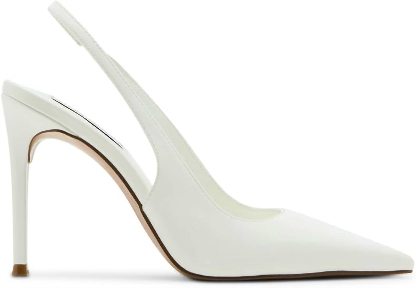Steve Madden - Women's Reyes Genuine Leather Sling Back Hi Heel Pumps