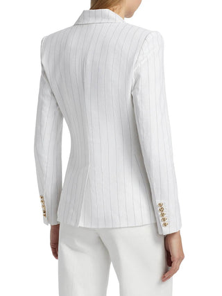 Generation Love - Arielle Pinstripe Linen Blazer
