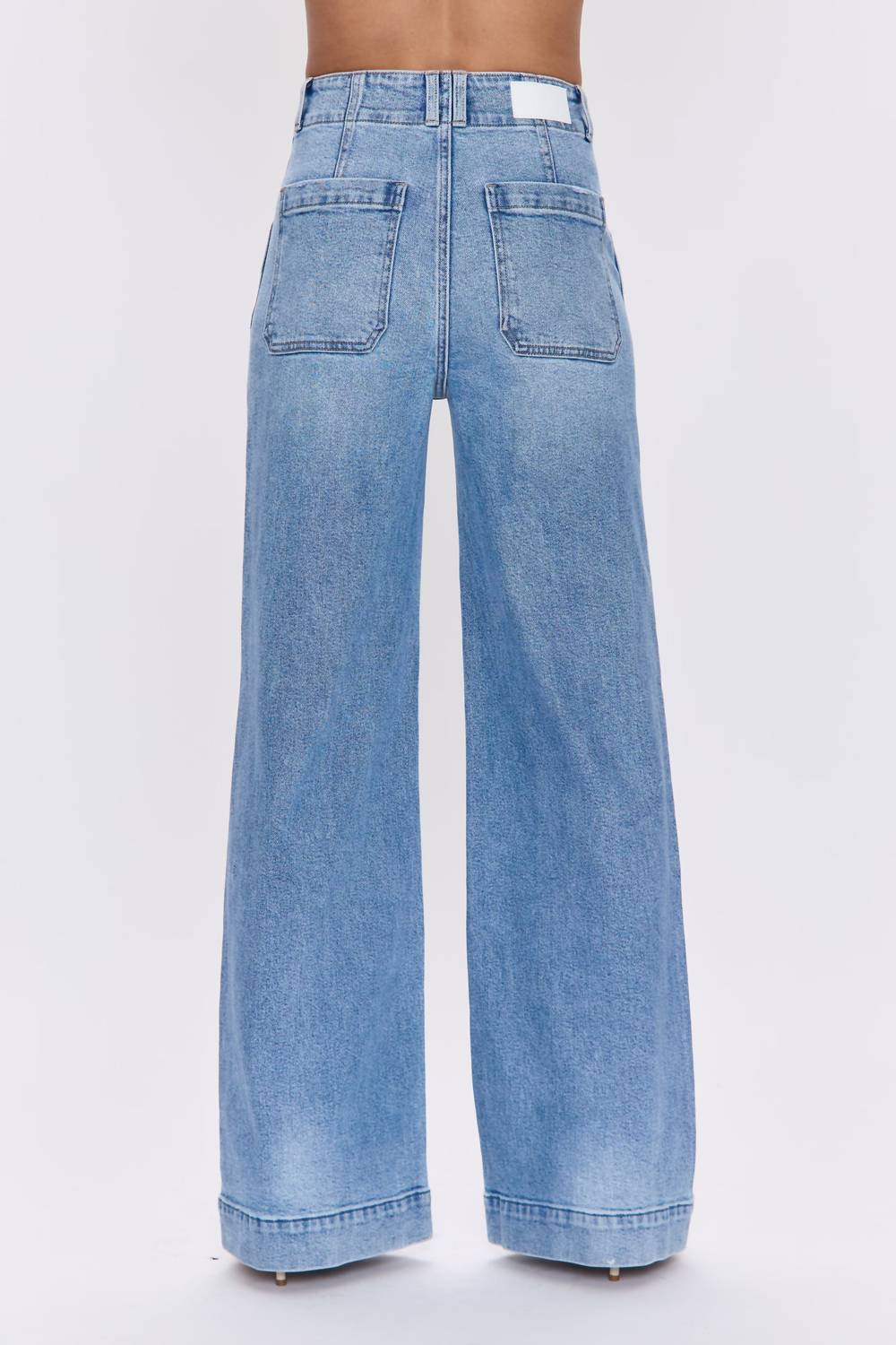 Pistola - Women's Lana High Rise Double Button Ultra Wide Leg Jeans