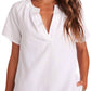 Bella Dahl - Flowy Short Sleeve Pullover Top
