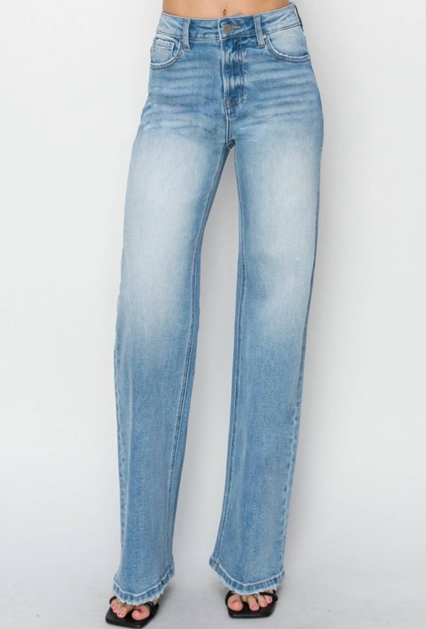 Risen - Women's Mikayla High Rise Straight Jeans