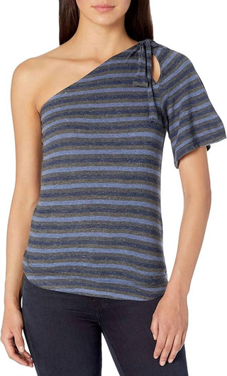 Lucky Brand - One Shoulder Stripe Top