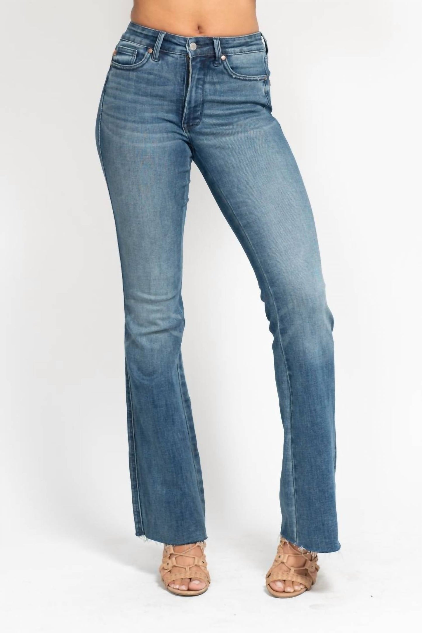 Judy Blue - Mid Rise Vintage Flare Jeans