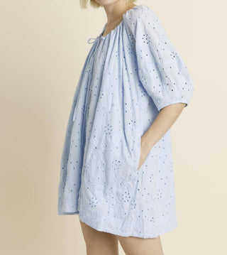 Aureum - Women's Eyelet Baby Billowy Romper