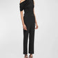 Alexander Mcqueen - Asymmetric draped jersey top