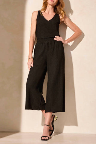 Tribal - Pull On Flowy Wide Crop Pants