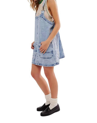 Free People - Overall Smock Mini Top