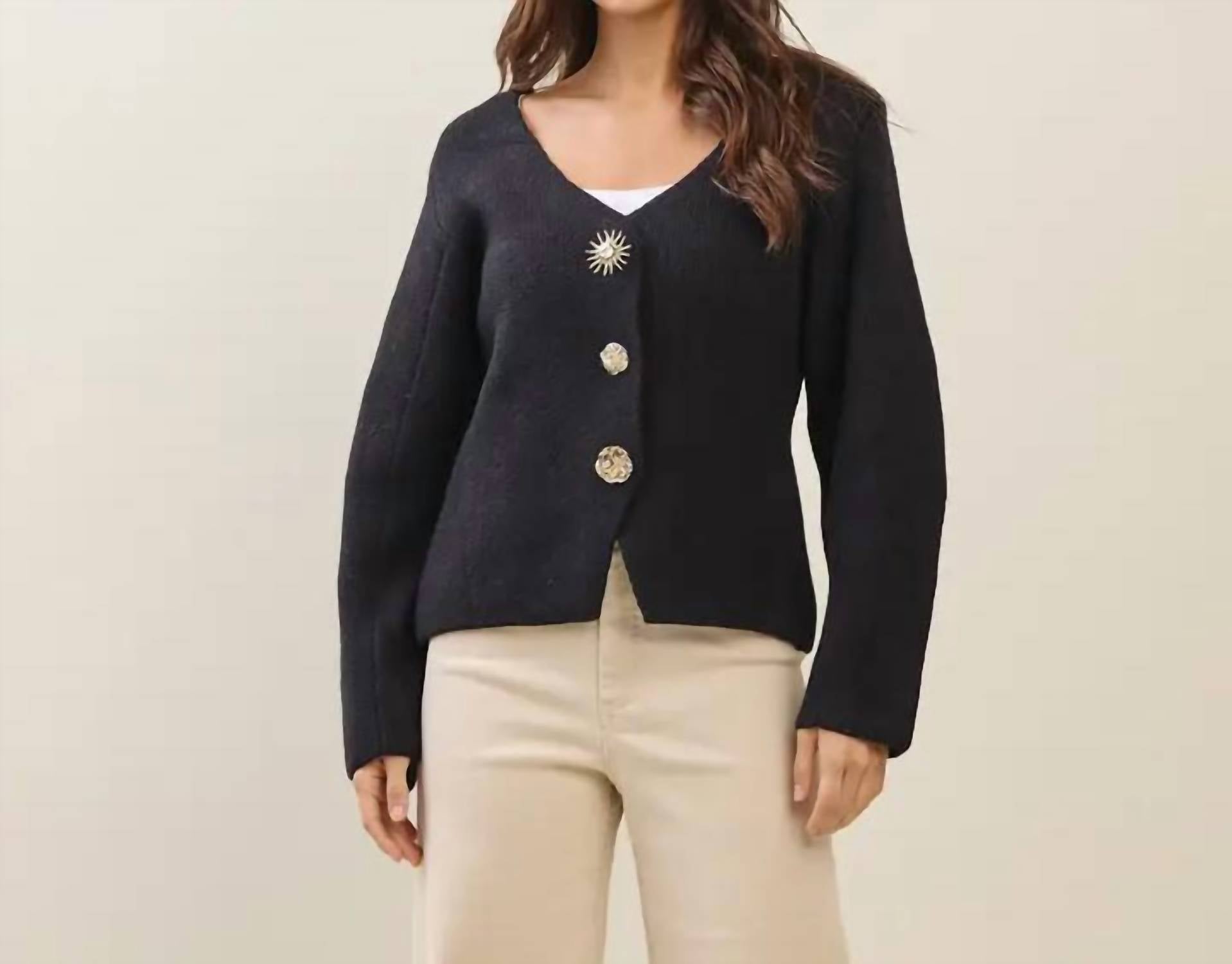 Able - Jewel Botton Cardigan