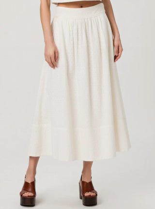 Paige - Ojai Eyelet Midi Skirt
