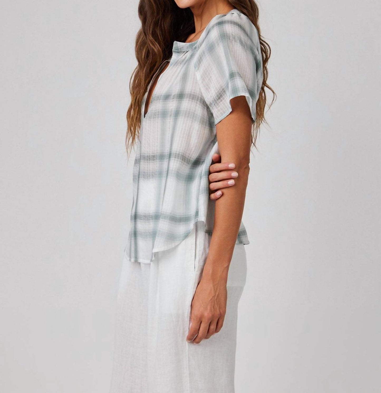 Bella Dahl - RAGLAN CAP SLEEVE PULLOVER