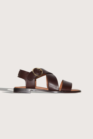 Anthology Editions - Women's Rome Oxford Buckle Flat Sandal