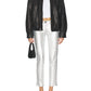 Free People - Oracle Metallic Low-rise Slim Straight Jeans