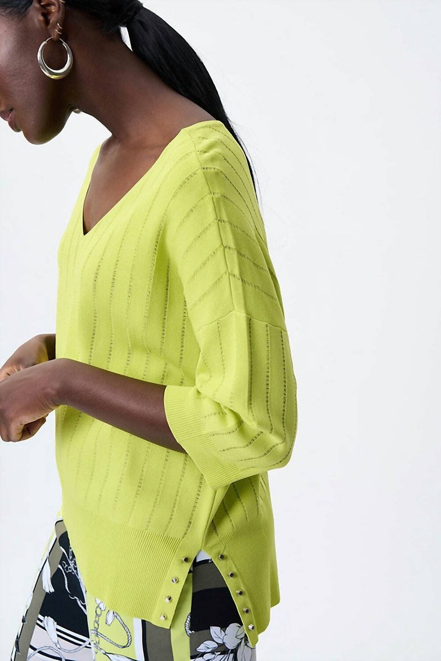 Joseph Ribkoff - Knit Quarter Sleeve Top