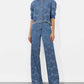 Alice + Olivia - Finely Cropped Oversized Shirt