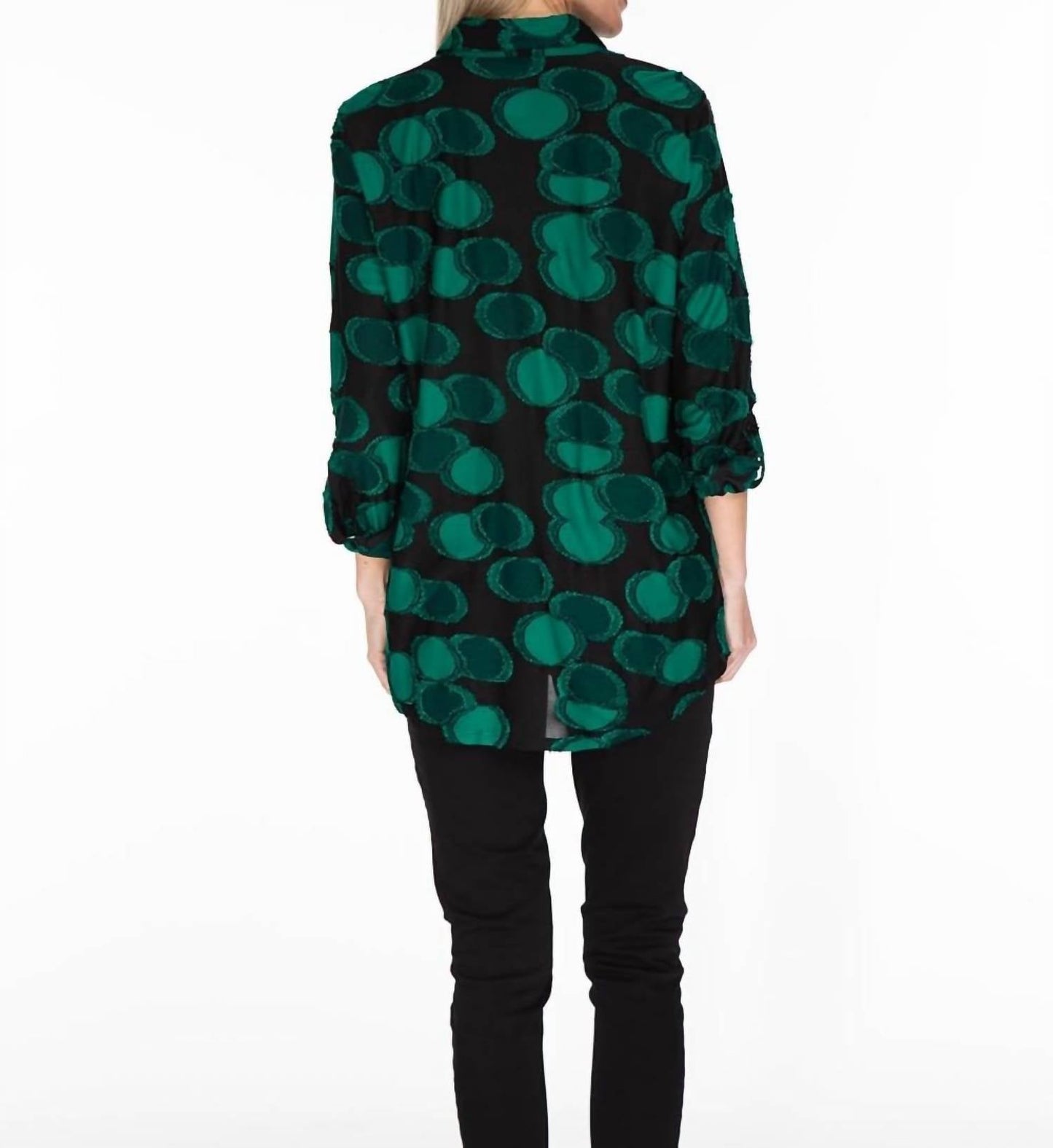 Multiples - Jacquard Knit Blouse