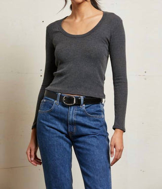 Perfectwhitetee - JOSIE SWEATER LONG SLEEVE TEE