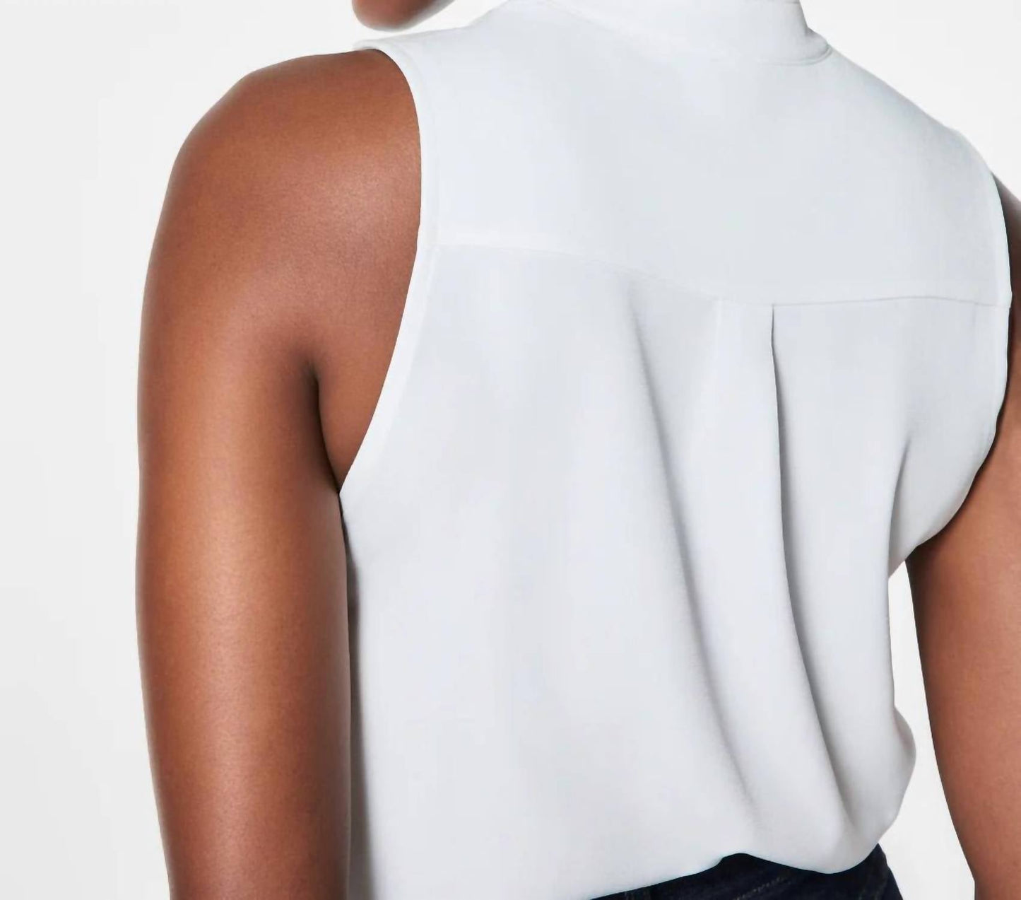 Spanx - Crepe Popover Blouse