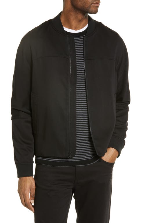 Vince Men's Bomber Jacket in Black, Size Large
