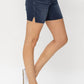 Judy Blue - Mid Length Cut Off Jean Shorts