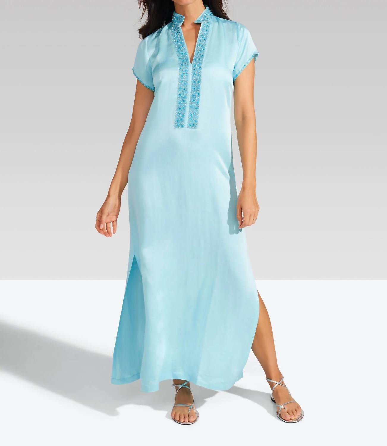 Bella Tu - Meg Cap Sleeve Caftan Dress