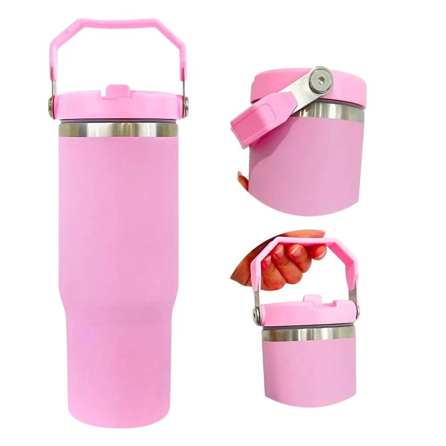 Julia Rose - Debbie Matte Macaron Sublimation Stainless Steel Tumbler 30oz