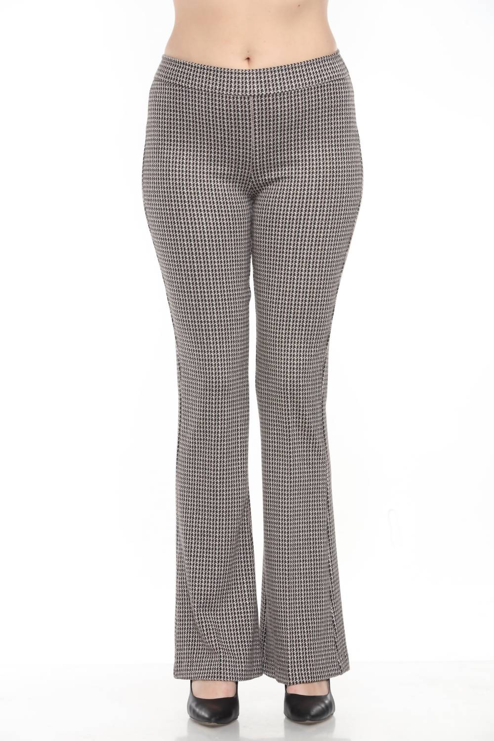 Joseph Ribkoff - Houndstooth Pull On Flared Pant