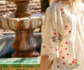 Free People - EMMA EMBROIDERED TOP