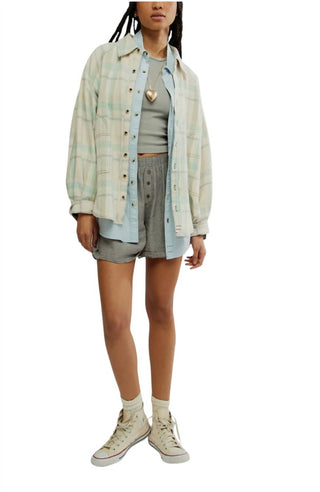 Free People - Girl Meets Boy Plaid Shirt