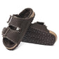 Birkenstock - Women's Arizona Shearling Suede Sandal