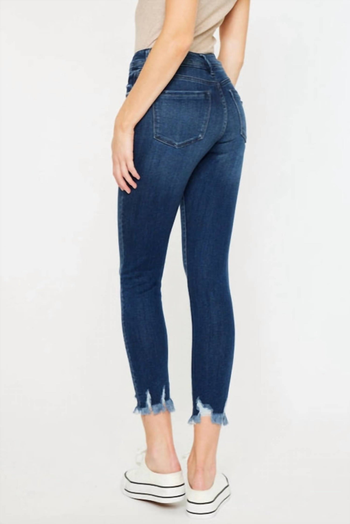 Kancan - High Rise Ankle Skinny Jeans