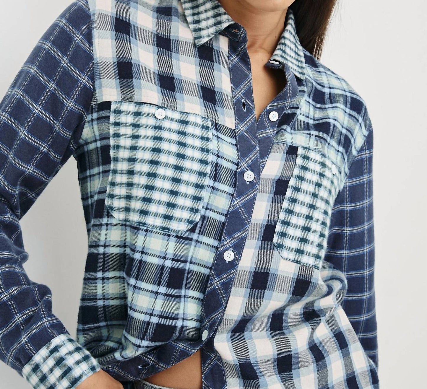 Rails - Brando Mixed Plaid Shirt