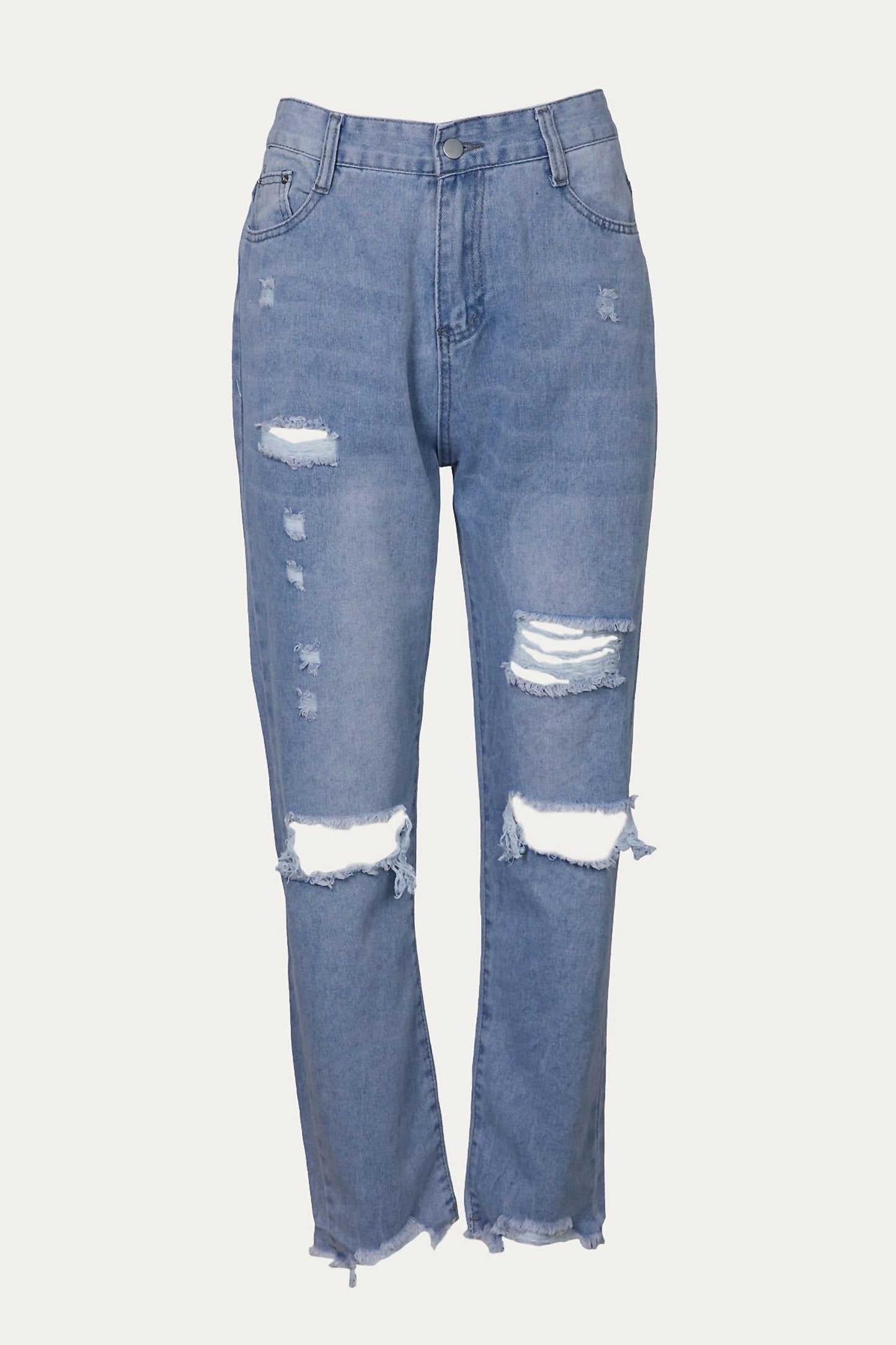 Iron Supersponge - HIGH-RISE STRAIGHT-LEG JEANS
