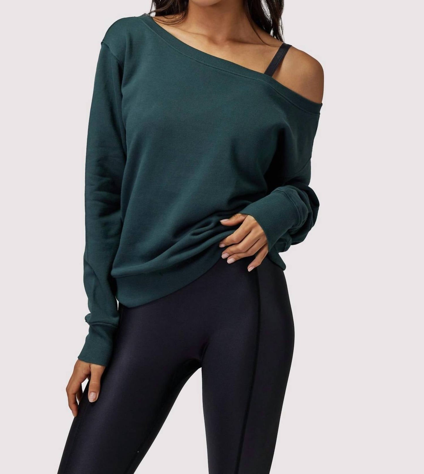 Spiritual Gangster - Vida Off Shoulder Sweatshirt