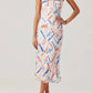 Astr - Joan Satin Midi Dress