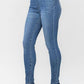 Judy Blue - High Rise Pull on Release Hem Skinny Jeans