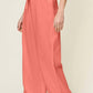Double Take - Wide Leg Drawstring Pants