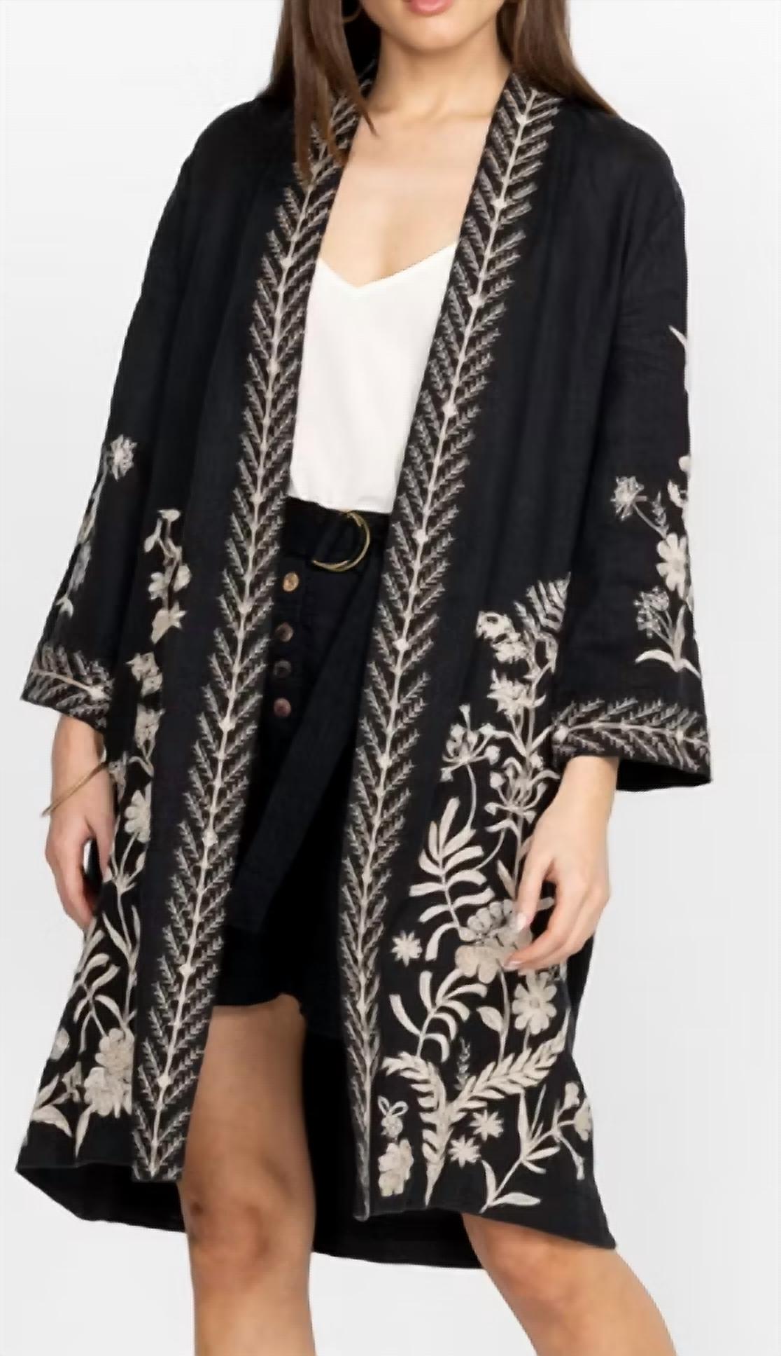 Johnny Was - Marseille Linen Kimono Coat